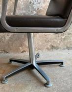Jaren 70 Ab Originals leren bureaustoel, Ophalen, Ab Originals, Gebruikt, Bruin