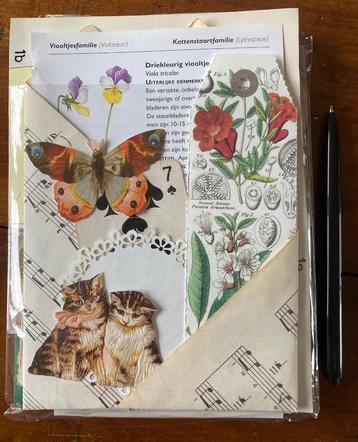 Postpapier scrapbook journal  pakket beschikbaar voor biedingen