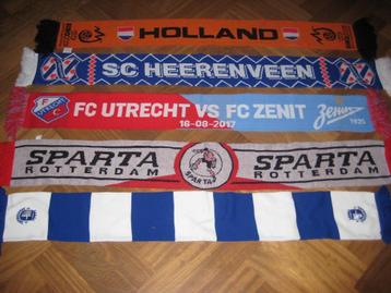 mooie collectie voetbal en sportsjaals,( zie 15 foto's.) beschikbaar voor biedingen
