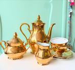 Z&Co Tirschenreuth thee servies goud mokka, Ophalen of Verzenden