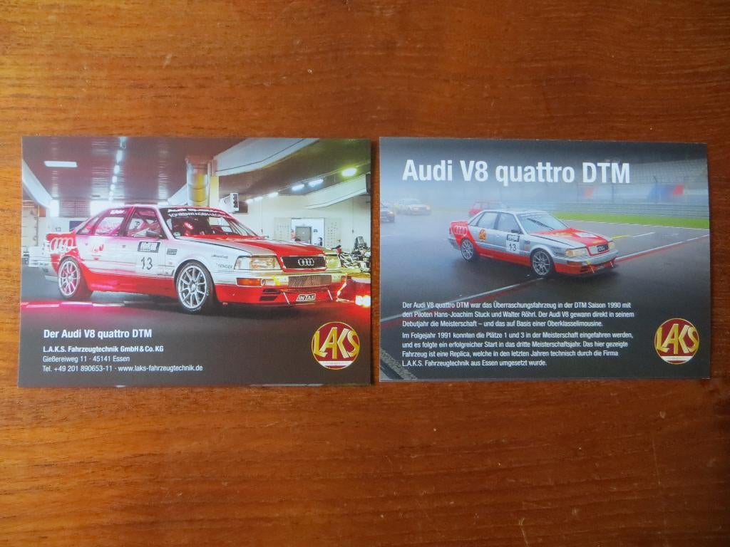 foto Audi V8 quattro DTM, Ophalen of Verzenden, Nieuw, Audi