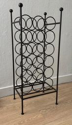 Stalen Wijnrek, Ophalen, 15 tot 25 flessen, Zo goed als nieuw, Metaal