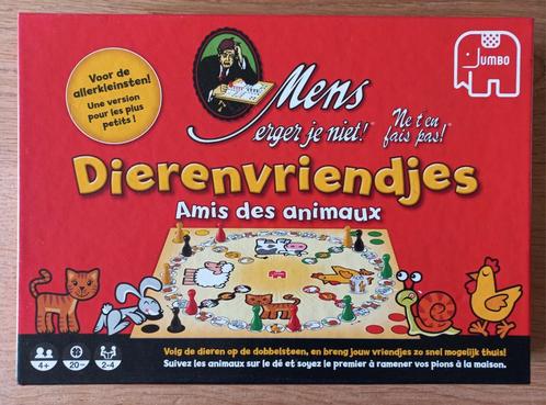 Mens erger je niet Dierenvriendjes, JUMBO, COMPLEET, ZGAN!!, Hobby en Vrije tijd, Gezelschapsspellen | Bordspellen, Zo goed als nieuw