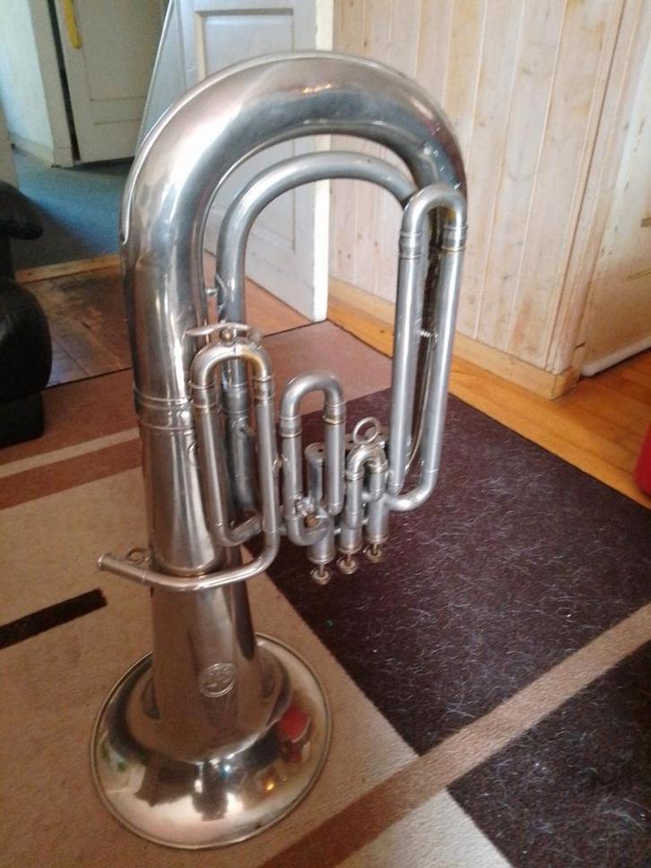 Verreijt Utrecht Subliem Bariton, Muziek en Instrumenten, Blaasinstrumenten | Tuba's, Gebruikt, Euphonium of Tenortuba, Ophalen of Verzenden