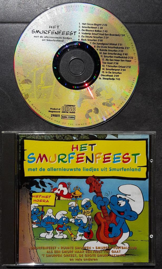 CD - Het Smurfenfeest - Liedjes uit Smurfenland, Cd's en Dvd's, Cd's | Kinderen en Jeugd, Zo goed als nieuw, Ophalen of Verzenden