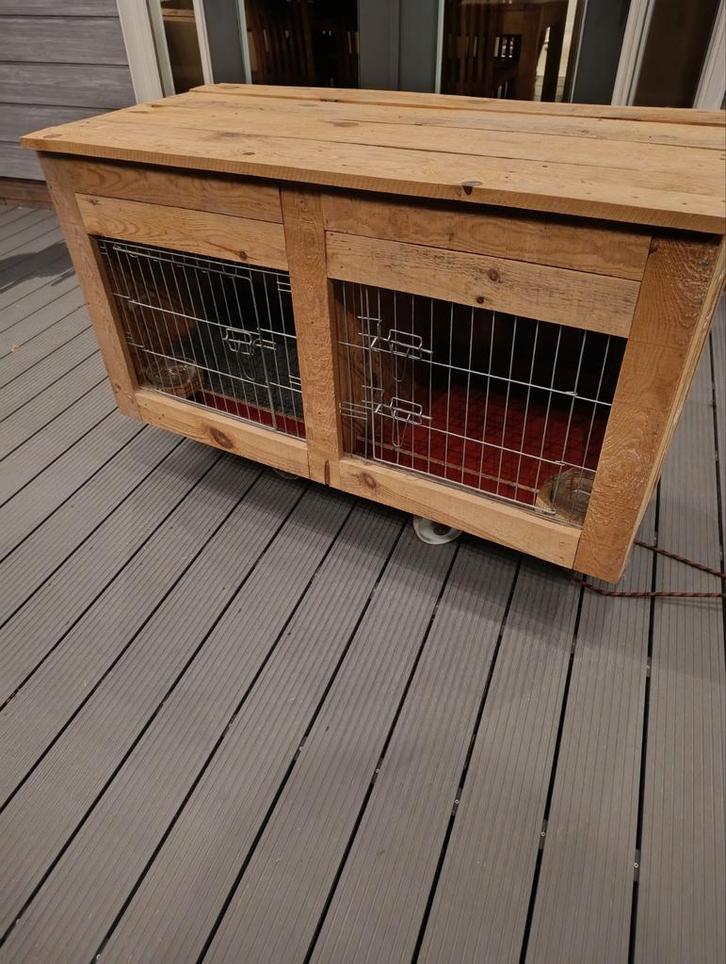 Zelfbouw bench, Dieren en Toebehoren, Hondenbenches, Gebruikt, Ophalen