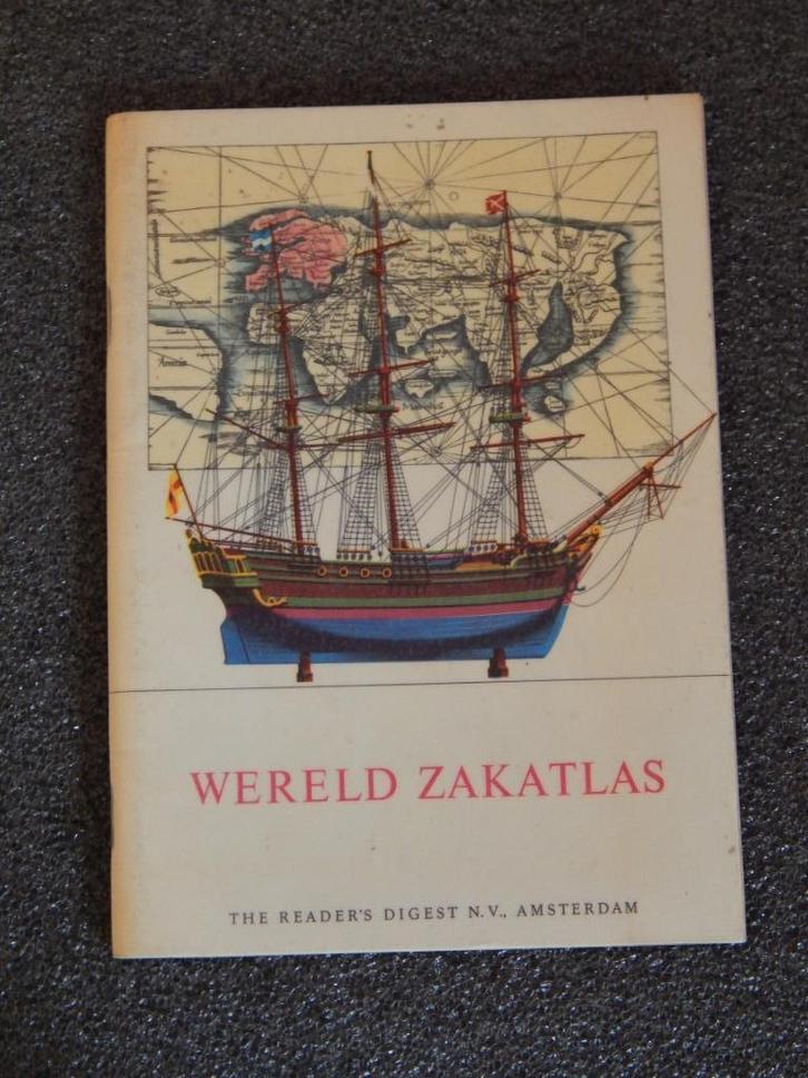 Wereld zakatlas uit 1970, Boeken, Atlassen en Landkaarten, Gelezen, Overige atlassen, Wereld, 1800 tot 2000, Ophalen of Verzenden