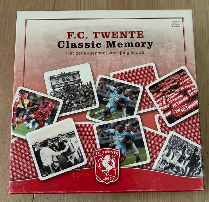 FC Twente Classic Memory (F.C. Twente) - compleet, Hobby en Vrije tijd, Gezelschapsspellen | Overige, Gebruikt, Een of twee spelers
