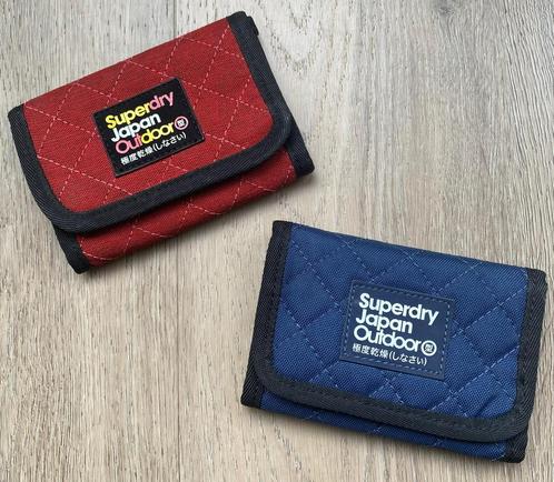 Superdry portemonnees Z.G.A.N., Sieraden, Tassen en Uiterlijk, Portemonnees, Zo goed als nieuw, Overige merken, Blauw, Ophalen of Verzenden