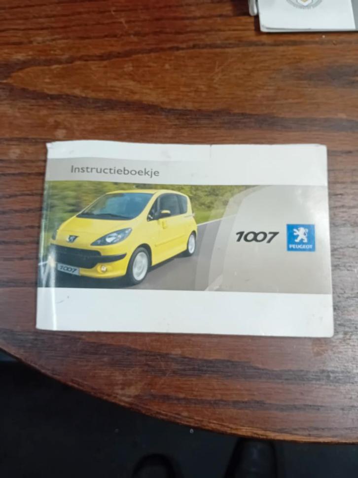 Instructieboekje handleiding voor een Peugeot 1007, Auto diversen, Handleidingen en Instructieboekjes, Ophalen of Verzenden