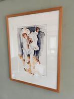 Mooi aquarel Jeroen Bijl, Antiek en Kunst, Ophalen