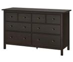 Ikea Hemmes ladekast/ Commode zwart Met 8 lades, Huis en Inrichting, Ophalen, Nieuw, Ikea Hemmes