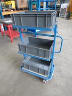 magazijnkar transportkar voor normbakken neigbaar, Transportkar, 100 liter of meer, Zandhaarweg, Ophalen of Verzenden