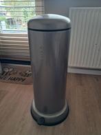 Wesco Pedaalemmer Big Baseboy Softclose 30 Liter – Zilver, Huis en Inrichting, Woonaccessoires | Prullenbakken, Ophalen, Gebruikt