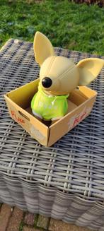 Chihuahua spaarpot beige/groen, Verzamelen, Ophalen of Verzenden, Nieuw, Kunststof, Dier