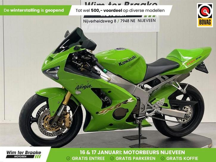 Kawasaki ZX 6 RR (bj 2003), Motoren, Motoren | Kawasaki, Bedrijf, Super Sport, meer dan 35 kW, 4 cilinders, Motorrijbewijs A