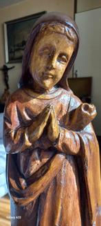 Houten beeld Maria., Antiek en Kunst, Ophalen of Verzenden