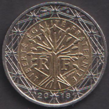 2 € munt Frankrijk 2018. ADV. no.40 S.   beschikbaar voor biedingen