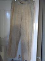 VINGANO linnen broek:mt 50, Vigano, Maat 48/50 (M), Beige, Ophalen of Verzenden