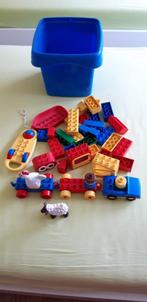 lego duplo met opbergbak blok auto poppetje diertje, Kinderen en Baby's, Speelgoed | Duplo en Lego, Ophalen of Verzenden, Duplo