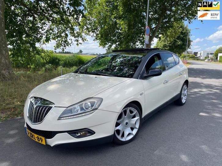 Lancia Delta 1.4-16V Platino CLIMA/DAKJE/LEER/APK, Auto's, Lancia, Bedrijf, Te koop, Delta, ABS, Airbags, Airconditioning, Bochtverlichting