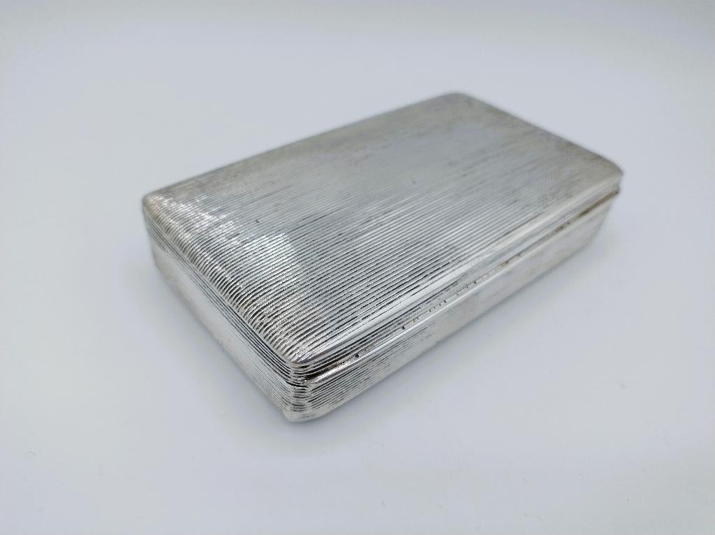 Zilveren tabaksdoos, H. Kuilenburg, Schoonhoven, 1833, Antiek en Kunst, Antiek | Goud en Zilver, Verzenden, Zilver