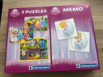 Disney prinsessen puzzels en memory beschikbaar voor biedingen