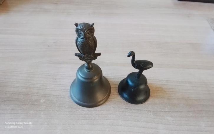 Vintage Belset met Uil en Vogel, Antiek en Kunst, Antiek | Overige Antiek, Ophalen of Verzenden