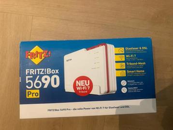 Fritz!Box 5690 PRO Router glasvezel- Nieuwstaat beschikbaar voor biedingen