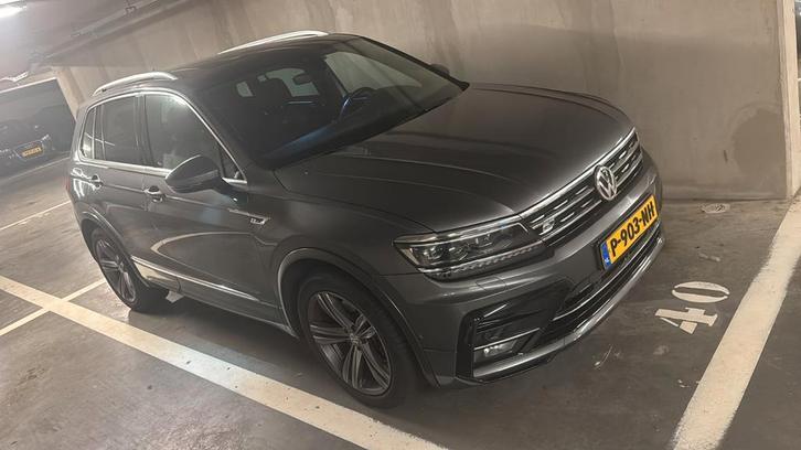 Volkswagen Tiguan R Line 2.0 TDI 191pk 4Motion DSG 2017, Auto's, Volkswagen, Particulier, Tiguan, 360° camera, 4x4, ABS, Achteruitrijcamera