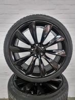Nette orig. 21" Tesla Model S Turbine velgen, 6,5 mm Hankook, Banden en Velgen, Personenwagen, Zomerbanden, Gebruikt