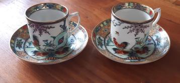 Chinees porseleinen kop en schotels beschikbaar voor biedingen