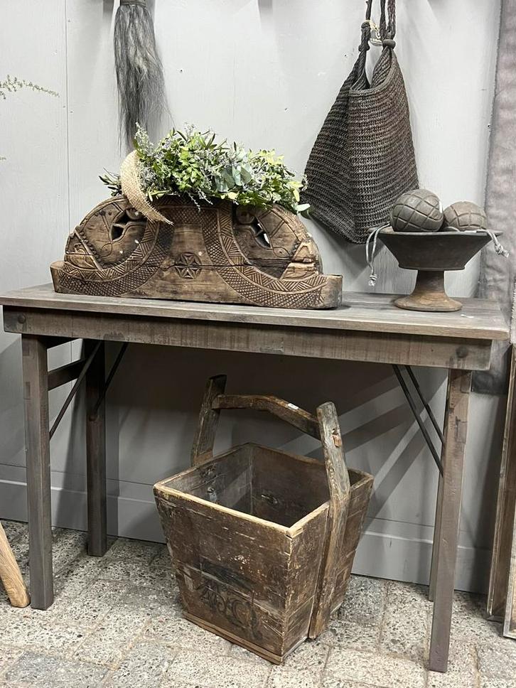 Markttafel klaptafel stoer sober landelijk div kleuren, Huis en Inrichting, Tafels | Sidetables, Nieuw, 25 tot 50 cm, 100 tot 150 cm