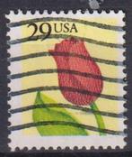 Amerika USA Bloem tulp, Verzenden, Gestempeld, Dier of Natuur