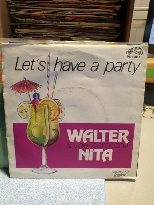 Walter Nita - Let's have a party (a4), Cd's en Dvd's, Vinyl Singles, Ophalen of Verzenden