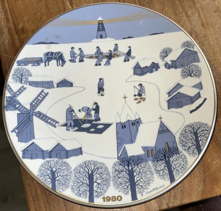 ARABIA Finland wandbord keramiek van Raija Uosikkinen 1980, Antiek en Kunst, Antiek | Wandborden en Tegels, Ophalen