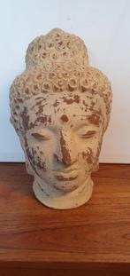 Terracotta boeddha hoofd., Antiek en Kunst, Ophalen of Verzenden