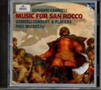 Gabrieli: Music for San Rocco / Gabrieli Consort, Ophalen of Verzenden, Classicisme, Zo goed als nieuw, Vocaal