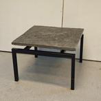 Vintage leisteen salontafel / bijzettafel, Ophalen, 50 tot 100 cm, 50 tot 100 cm, Zo goed als nieuw