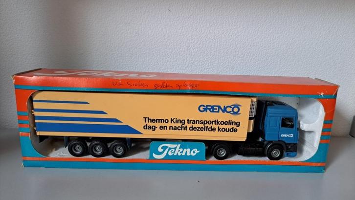 Tekno Daf 95 400 Ati Grenco, Hobby en Vrije tijd, Modelauto's | 1:50, Gebruikt, Bus of Vrachtwagen, Tekno, Ophalen of Verzenden