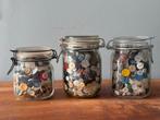 Vintage Knopen  in weckpotten, Ophalen of Verzenden, Gebruikt, Knoop of Knopen