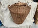 Rieten mand Wasmand, Huis en Inrichting, Ophalen, Zo goed als nieuw, Rond, Riet