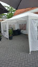 Te huur - Partytent wit 6 x 3m incl. zijwanden, Ophalen