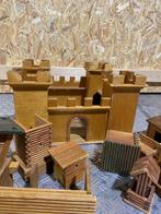 Houten kasteel, Kinderen en Baby's, Speelgoed | Houten speelgoed, Ophalen, Gebruikt, Overige typen
