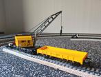 Märklin hijskraan met bijwagon, Hobby en Vrije tijd, Modeltreinen | H0, Wisselstroom, Gebruikt, Wagon, Ophalen of Verzenden