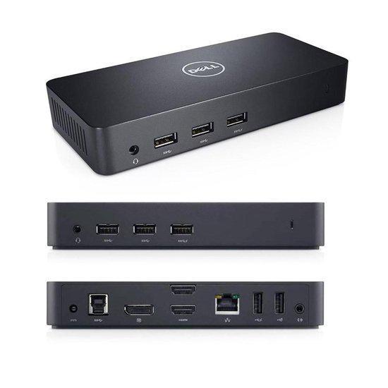 Dell USB 3.0 Triple Video Dock - nieuw en compleet met doos, Computers en Software, Dockingstations, Nieuw, Docking station, Laptop