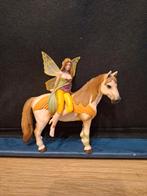 Schleich elfje vlinder met paard, Verzamelen, Poppetjes en Figuurtjes, Gebruikt, Ophalen of Verzenden