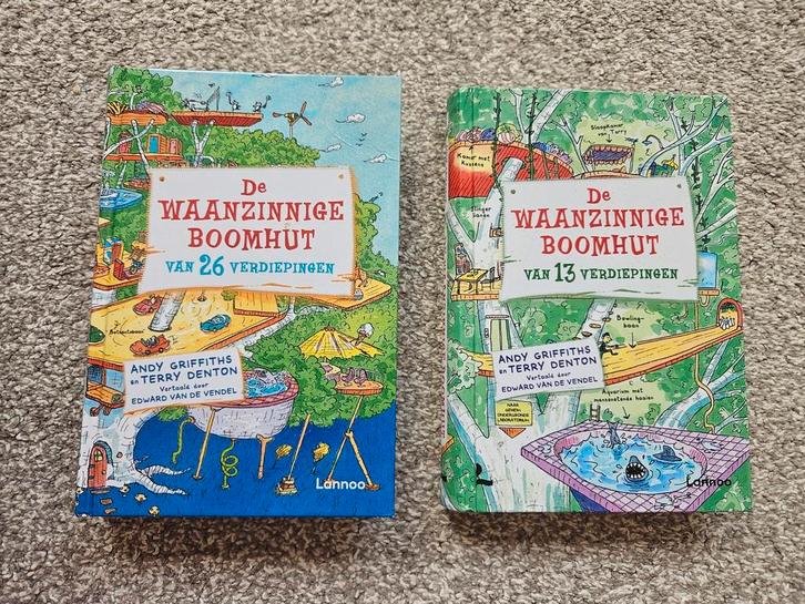 Terry Denton - De waanzinnige boomhut van 13 verdiepingen, Boeken, Kinderboeken | Jeugd | onder 10 jaar, Zo goed als nieuw, Fictie algemeen