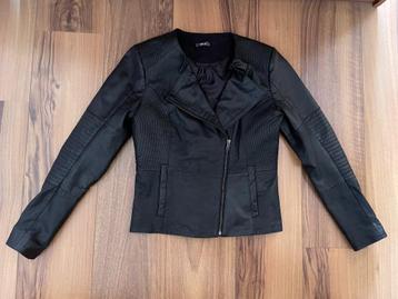 Prachtig zwart leren HEMA jasje / biker jack beschikbaar voor biedingen