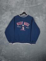 Vintage Disney Mickey Mouse Trui Sweater XL Navy Blauw, Blauw, ., Maat 56/58 (XL), Ophalen of Verzenden